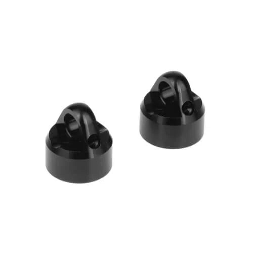 Shock Caps (7075, emulsion, black ano, 2pcs) TKR6712A